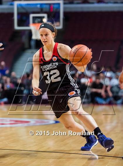 Thumbnail 3 in 2015 McDonald's All American Girls Game photogallery.