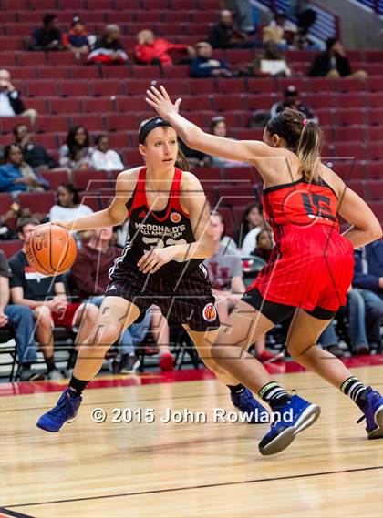 Thumbnail 3 in 2015 McDonald's All American Girls Game photogallery.