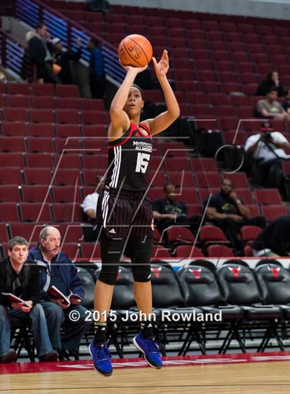 Thumbnail 2 in 2015 McDonald's All American Girls Game photogallery.