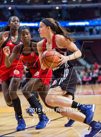 Thumbnail 1 in 2015 McDonald's All American Girls Game photogallery.
