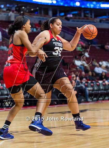 Thumbnail 1 in 2015 McDonald's All American Girls Game photogallery.