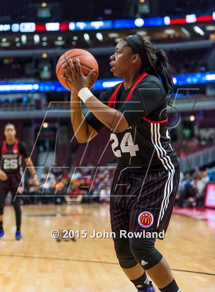 Thumbnail 2 in 2015 McDonald's All American Girls Game photogallery.