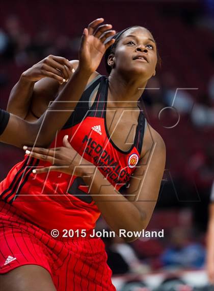 Thumbnail 1 in 2015 McDonald's All American Girls Game photogallery.