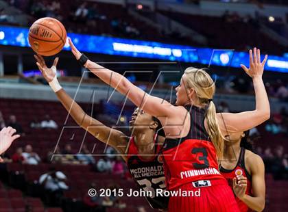 Thumbnail 3 in 2015 McDonald's All American Girls Game photogallery.