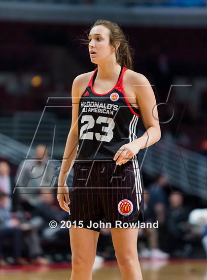 Thumbnail 3 in 2015 McDonald's All American Girls Game photogallery.