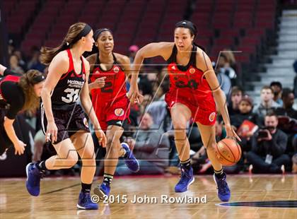 Thumbnail 3 in 2015 McDonald's All American Girls Game photogallery.