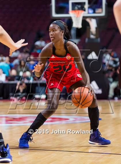 Thumbnail 3 in 2015 McDonald's All American Girls Game photogallery.