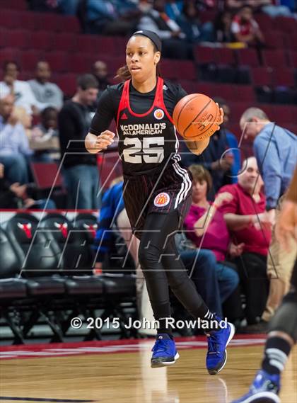 Thumbnail 3 in 2015 McDonald's All American Girls Game photogallery.