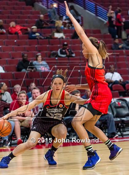 Thumbnail 2 in 2015 McDonald's All American Girls Game photogallery.