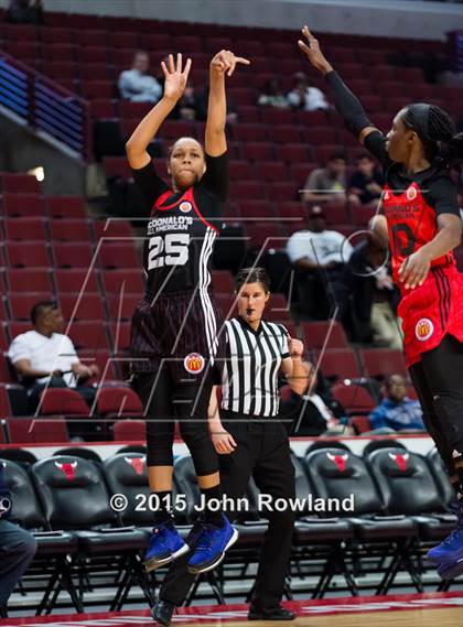 Thumbnail 3 in 2015 McDonald's All American Girls Game photogallery.
