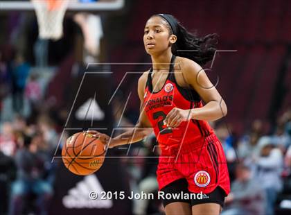 Thumbnail 1 in 2015 McDonald's All American Girls Game photogallery.