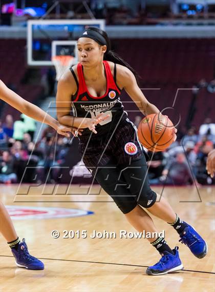 Thumbnail 3 in 2015 McDonald's All American Girls Game photogallery.