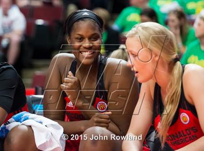 Thumbnail 2 in 2015 McDonald's All American Girls Game photogallery.