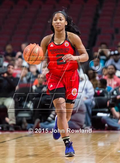 Thumbnail 3 in 2015 McDonald's All American Girls Game photogallery.