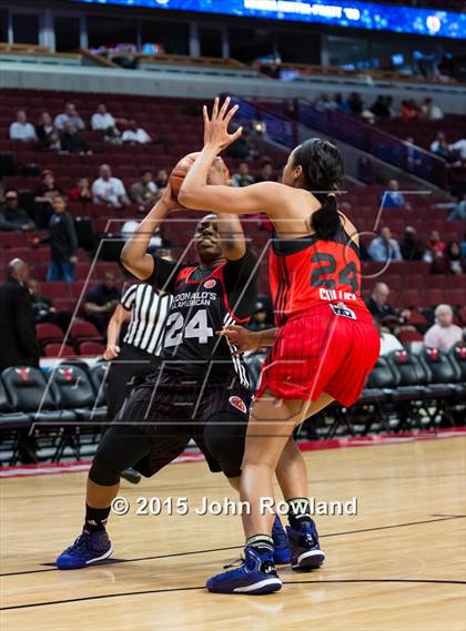 Thumbnail 2 in 2015 McDonald's All American Girls Game photogallery.