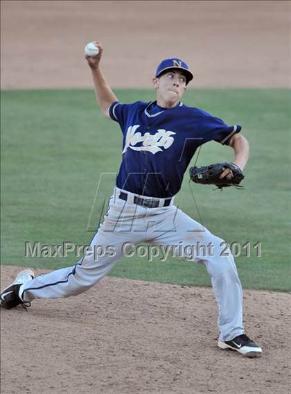 Thumbnail 2 in JW North vs. Lakewood (CIF SS D1 Semifinal) photogallery.