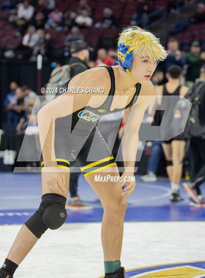 Thumbnail 2 in CIF Boys State Wrestling Championships (Session 3) photogallery.