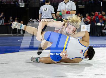 Thumbnail 1 in CIF Boys State Wrestling Championships (Session 3) photogallery.