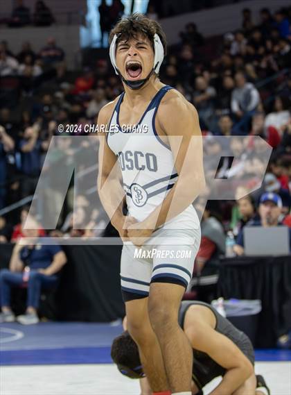 Thumbnail 2 in CIF Boys State Wrestling Championships (Session 3) photogallery.