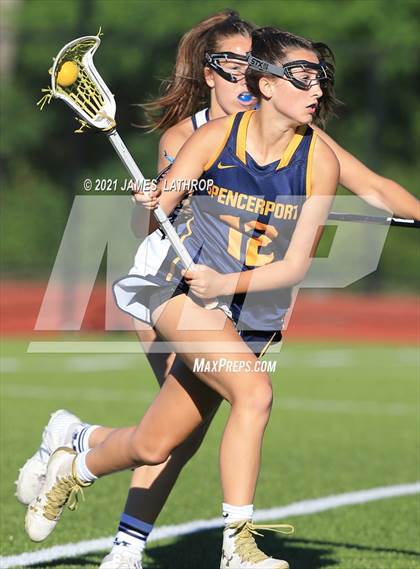 Thumbnail 3 in Spencerport @ Our Lady of Mercy (NYSPHSAA Section 5 Class A Quarterfinal) photogallery.