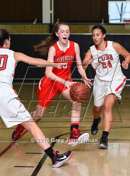 Thumbnail 2 in University vs Convent (Branson Hoops vs Cancer Classic) photogallery.