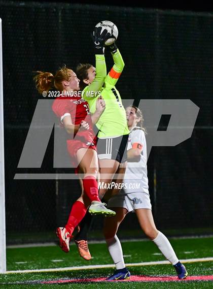Thumbnail 1 in Livonia vs Palmyra-Macedon (NYSPHSAA Section V Class B1 Quarterfinals) photogallery.