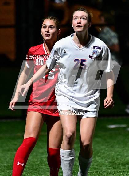 Thumbnail 3 in Livonia vs Palmyra-Macedon (NYSPHSAA Section V Class B1 Quarterfinals) photogallery.