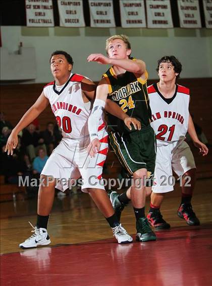 Thumbnail 3 in Central vs. Palm Springs (MaxPreps Holiday Classic) photogallery.