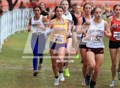 Thumbnail 2 in UIL 4A Girls Cross Country State Final photogallery.