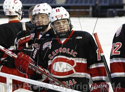 Thumbnail 3 in Catholic Memorial School vs. Delbarton photogallery.