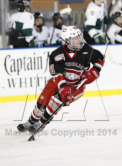 Thumbnail 3 in Catholic Memorial School vs. Delbarton photogallery.