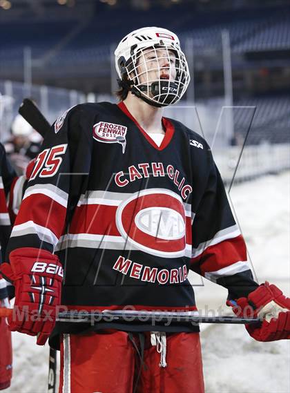 Thumbnail 3 in Catholic Memorial School vs. Delbarton photogallery.