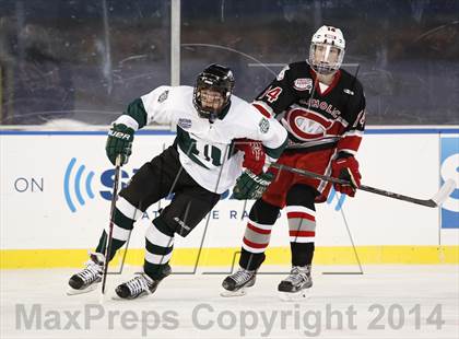 Thumbnail 3 in Catholic Memorial School vs. Delbarton photogallery.
