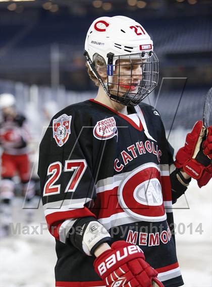 Thumbnail 3 in Catholic Memorial School vs. Delbarton photogallery.