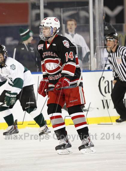 Thumbnail 2 in Catholic Memorial School vs. Delbarton photogallery.