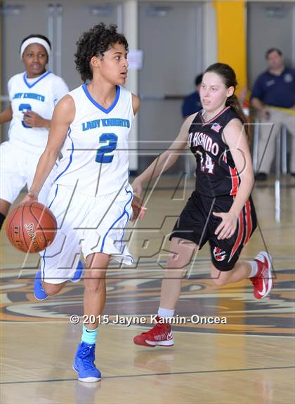 Thumbnail 2 in Rio Hondo Prep vs. Price (CIF D6 Final) photogallery.