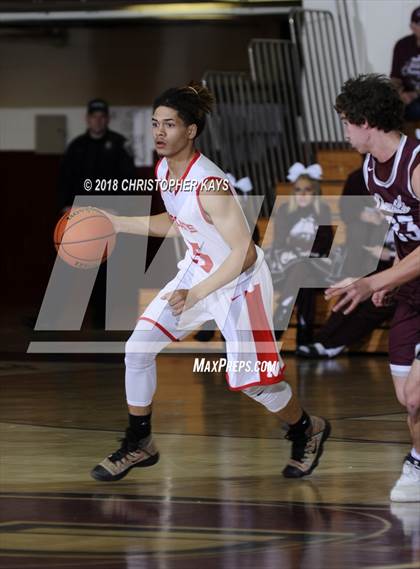 Thumbnail 1 in Meridian vs. Sesser-Valier (Benton Invitational Tournament) photogallery.