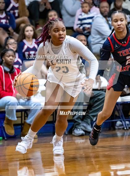 Thumbnail 3 in Terry Sanford vs E.E. Smith (All American Conference Tournament Final) photogallery.
