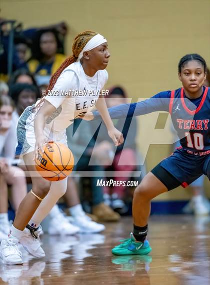 Thumbnail 3 in Terry Sanford vs E.E. Smith (All American Conference Tournament Final) photogallery.