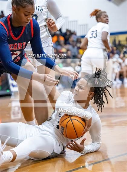Thumbnail 3 in Terry Sanford vs E.E. Smith (All American Conference Tournament Final) photogallery.