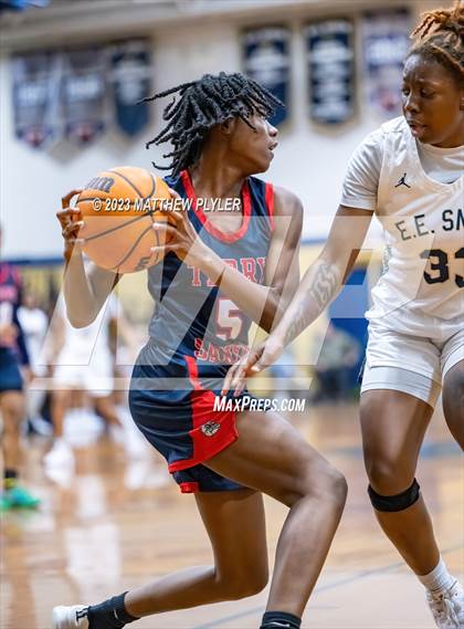 Thumbnail 3 in Terry Sanford vs E.E. Smith (All American Conference Tournament Final) photogallery.