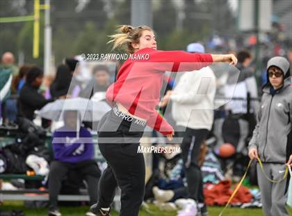 Thumbnail 1 in Zionsville Invitational (Shot Put)  photogallery.