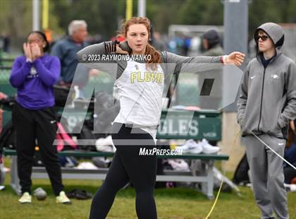 Thumbnail 2 in Zionsville Invitational (Shot Put)  photogallery.