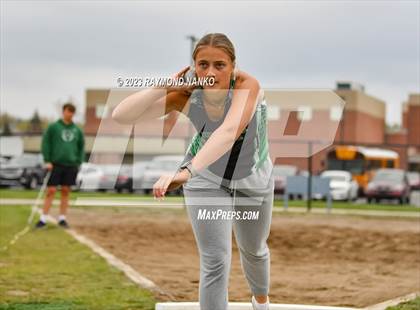 Thumbnail 1 in Zionsville Invitational (Shot Put)  photogallery.