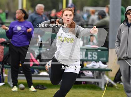 Thumbnail 1 in Zionsville Invitational (Shot Put)  photogallery.