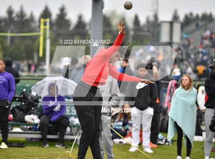Thumbnail 1 in Zionsville Invitational (Shot Put)  photogallery.
