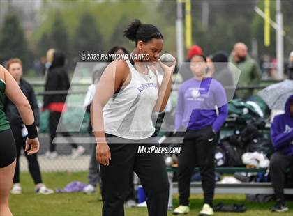 Thumbnail 1 in Zionsville Invitational (Shot Put)  photogallery.