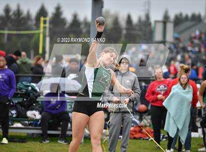 Thumbnail 3 in Zionsville Invitational (Shot Put)  photogallery.