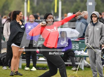 Thumbnail 1 in Zionsville Invitational (Shot Put)  photogallery.