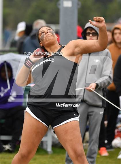 Thumbnail 1 in Zionsville Invitational (Shot Put)  photogallery.